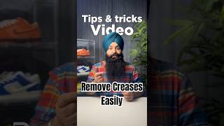 Remove creases from sneakers in 5 minutes hacks sneakercare punjabi review [upl. by Mariano]