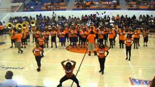 Langston University Marching Pride Band 2014 Pep Rally [upl. by Lewan]