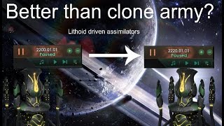 Stellaris  The Best Build  Lithoid driven assimilators  2200  2220 [upl. by Zoarah]