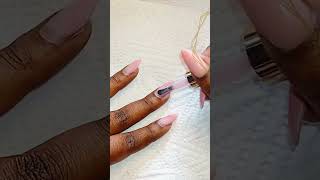 Rubber base overlay fill in nails naildesigns rubberbase 3dart 3dnails [upl. by Meyer720]