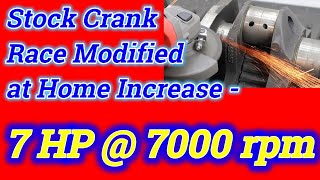 How to modify a stock crank to entry level race crank [upl. by Urien930]