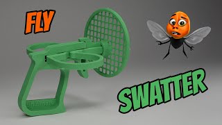 Swatting Flies in Style 3D Printed Fly Swatter Gun [upl. by Laerdna]