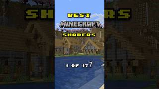 BEST MINECRAFT SHADERS Write in the comments which ones you liked more shorts minecraft [upl. by Dorfman]