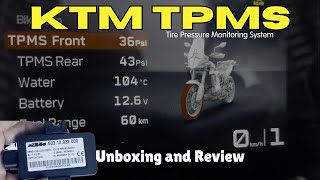 KTM Powerparts TPMS Unboxing and Review [upl. by Chita]