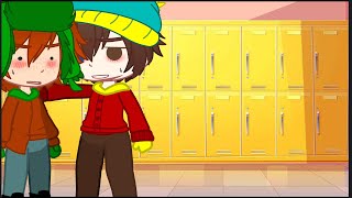 Did you just flirt with me  Kyman  South Park  Gacha GreenBean [upl. by Inar]