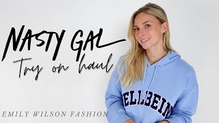 NASTY GAL TRY ON HAUL  NastyGal  Emily Wilson Fashion [upl. by Deny580]