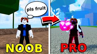 NOOB To PRO in Blox Fruits as a Fruit Beggar [upl. by Bryn]