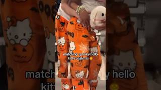 matching spooky hello kitty pajamas 🎃 [upl. by Wolfgram]