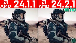 AMD Driver Update 2421 BETA vs 2411 Driver Comparison RX 6600 [upl. by Warga]