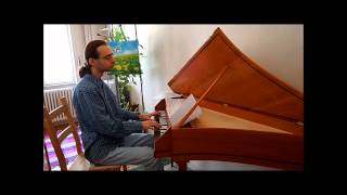 Sweelinck Paduana Lachrimae John Moraitis spinet [upl. by Yanehc]