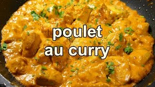 POULET AU CURRY  Recette de cuisine facile et rapide [upl. by Myna]