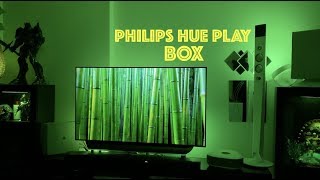 Philips Hue Play HDMI Sync Box  Setup and Demo [upl. by Nirrek910]