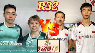 R32🇲🇾Yap Roy KingValeree Siow VS 🇨🇳Jiang Zhen BangWei Ya Xin‼️indonesiaopen2024 [upl. by Ahseuqram574]