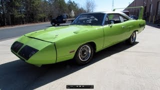 1970 Plymouth Road Runner Superbird Start Up Exhaust and In Depth Review [upl. by Thury]