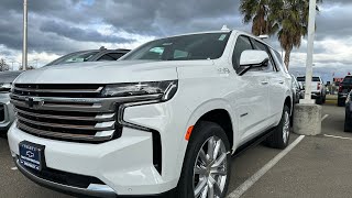 2024 TAHOE High Country 62L ExteriorInterior Summit White chevrolet [upl. by Ssegrub]