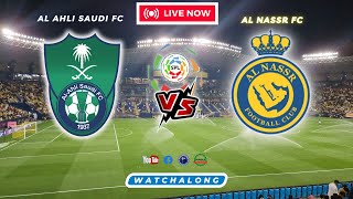 🔴LIVE  SAUDI PRO LEAGUE  AL NASSR vs AL AHLI  CRISTIANO RONALDO  MATCHDAY 7  Watchalong [upl. by Arral]