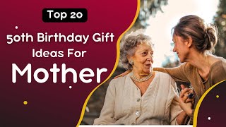 50th Birthday Gift Ideas For Mom  Gift Ideas For Mom From Daughter  50th Birthday Gifts For Women [upl. by Ingles]