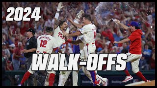 MLB  WalkOffs of 2024 [upl. by Thema]