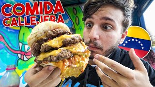 Probando COMIDA CALLEJERA en VENEZUELA 🍔 2022 [upl. by Ashlee]