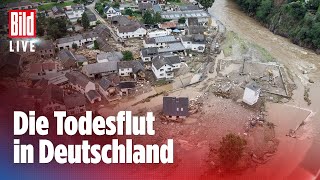 🔴12 HochwasserKatastrophe in Deutschland 45 Tote in NRW und RheinlandPfalz  BILD Live [upl. by Harod215]