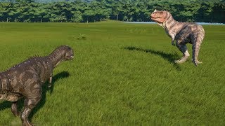 Majungasaurus VS Ceratosaurus  Jurassic World Evolution [upl. by Anihsak]