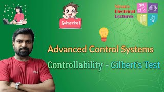 Check For Controllability  Gilberts Test [upl. by Eille]