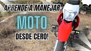 APRENDE A MANEJAR MOTO DESDE CERO [upl. by Annoyk]