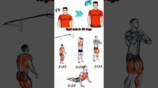 Gym exercises for height growth  height ki exercise for girl  kam height ke liye exercise video [upl. by Dolloff]