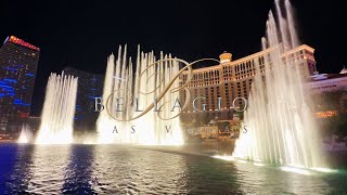 Bellagio Fountains Full Show  Time To Say Goodbye Andrea Bocelli amp Sarah Brightman  Las Vegas NV [upl. by Owades98]