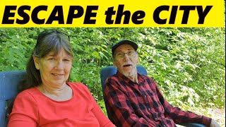 How to ESCAPE THE CITY  Old Couple LIVING in the WILDERNESS of Ontario  Tiny Home Trend [upl. by Diraj367]