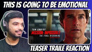 Mission Impossible – The Final Reckoning Teaser Trailer Reaction [upl. by Aicital202]