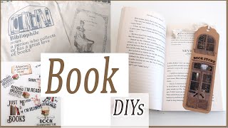 BOOK Crafts DIY  Fun Book Crafts to try [upl. by Lovel]