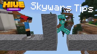 8 Tips to WIN in Hive Skywars Minecraft Bedrock [upl. by Jaal]