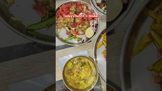 Todays lunch n dinner foodshorts viralshorts youtubeshorts [upl. by Hilarius]