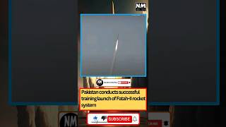 Pakistan conducts successful training launch of FatahII rocket system  NILESHMISHRA [upl. by Spence]