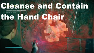 Control  Cleanse and Contain the Hand Chair [upl. by Christi]