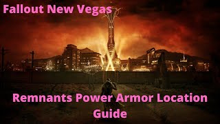 Fallout New Vegas Remnants Power Armor Location Guide [upl. by Ettenad220]