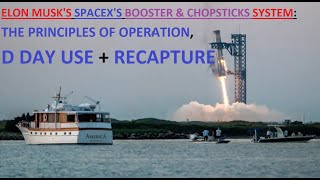 Elon MUSKs SpaceXs BOOSTER amp CHOPSTICKS SYSTEM the principles of operation D day use  recapture [upl. by Einaffit]