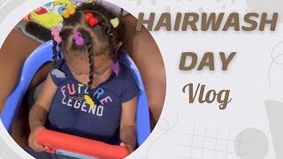 “Curly Hair Routine for Biracial Toddlers Wash Detangle and Style” [upl. by Eltsyrhc421]