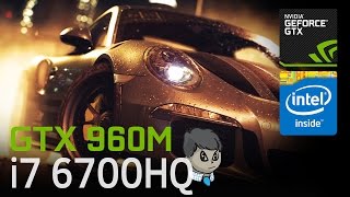 GTX 960M  i7 6700HQ \ Need For Speed \ Gameplay [upl. by Haral]