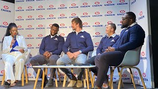 Eben Etzebeth Cheslin Kolbe Siya Kolisi and Beast Mtawarira revealed as ENGEN ambassadors [upl. by Kenny394]