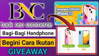 Giveaway neobank berhadiah iphone dan android [upl. by Belak802]