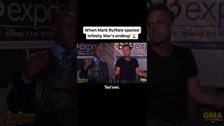 Mark Ruffalo spoils movie outcome 😭 viralvideo trending shorts fyp marvel [upl. by Dorcea]