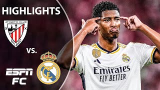 🚨 JUDE BELLINGHAM DEBUT 🚨 Athletic Bilbao vs Real Madrid  LaLiga Highlights  ESPN FC [upl. by Stillman]