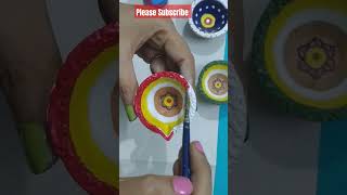 DIY Diya Panting Easy amp Simple Diya Panting diy painting simple [upl. by Aneryc]