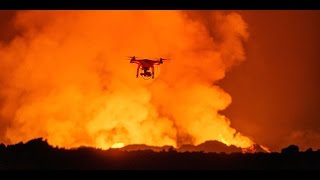 Drone shot a powerful eruption of the volcano Etna highest volcano in Europe  Drone video [upl. by Clyde]