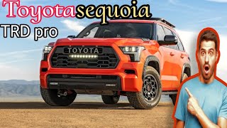 New Toyota sequoia TRD pro 2024 interior and exterior soundsfully reviewwheel info Master [upl. by Gambrill605]