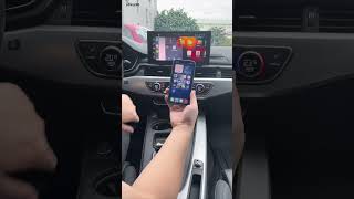 Wireless Carplay Android Auto Converter  Added multimedia system to your car screen [upl. by Nuawd]