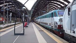 Treni Passeggeri e Demolendo in una soleggiata mattinata a Milano Centrale [upl. by Ikcin579]