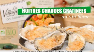 35 HUÎTRES CHAUDES GRATINÉES AU VIN BLANC [upl. by Hiroko346]